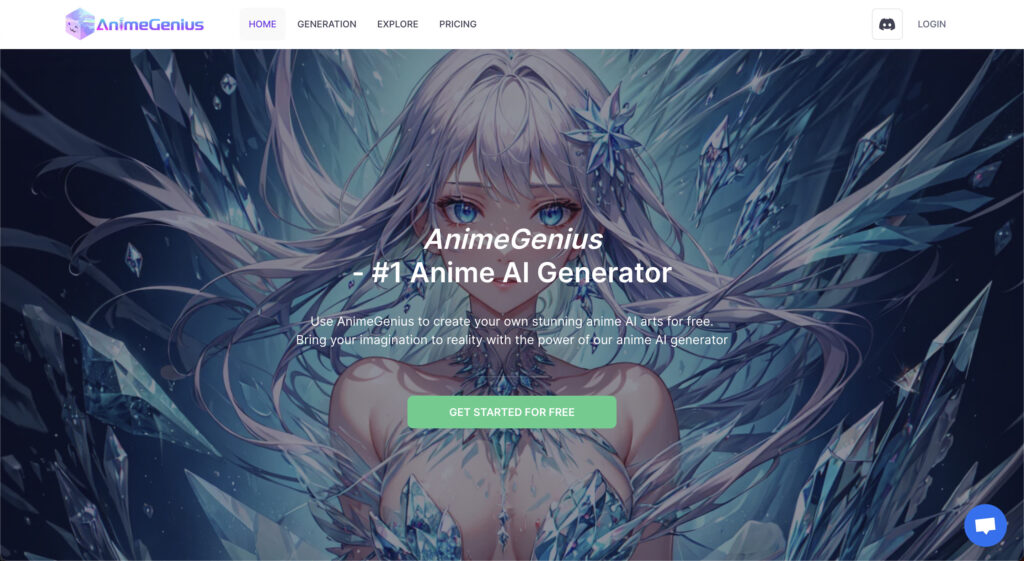 1. AnimeGenius | The Best Anime AI Generator