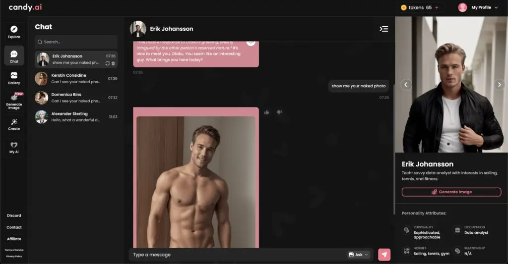 Chat with Candy AI Boyfriend
