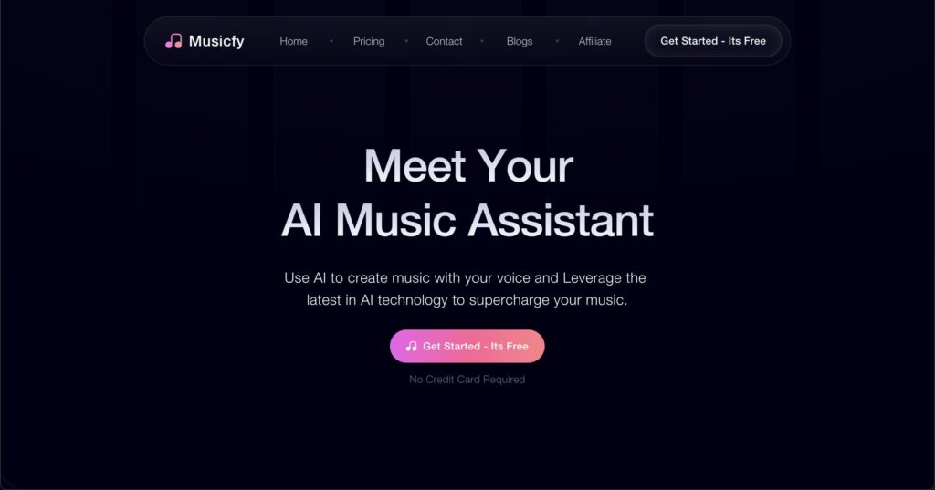Musicfyとは？数秒で曲のカバー作成が可能な音源生成AI