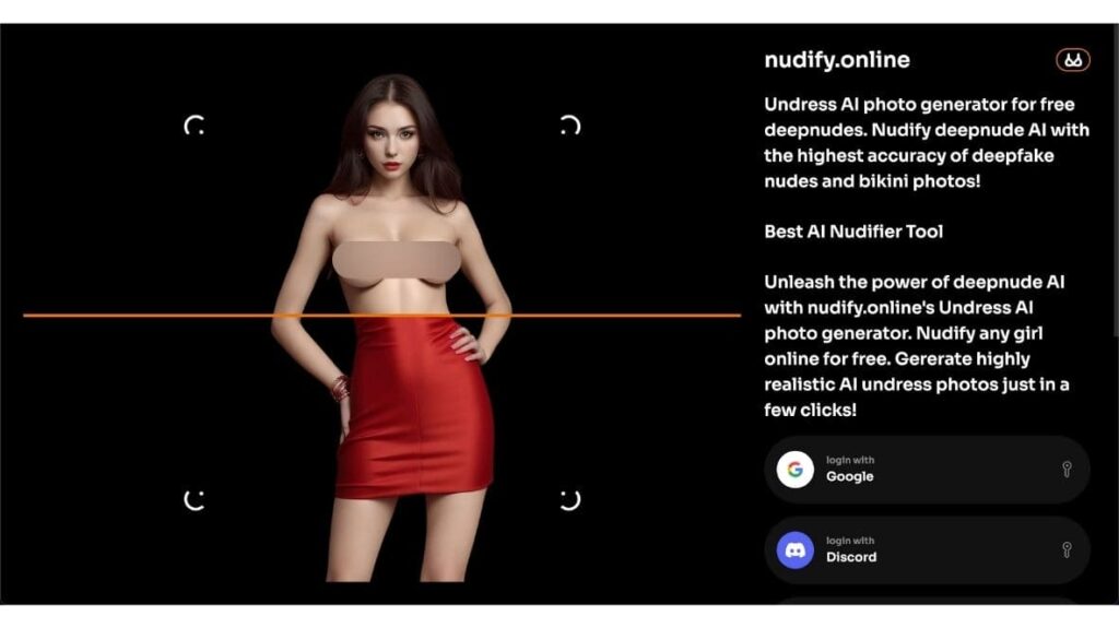 Nudify Online|高质量深度脱衣应用,可生成裸体效果图像