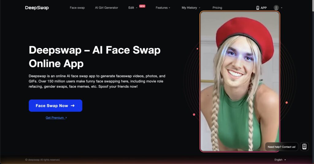 DeepSwap|换脸和图像处理的 AI 应用